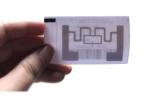 7 Garment UHF RFID System Tag Fabric Woven Polyester Care Label ISO15693