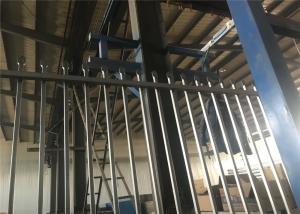 China 1.8*2.4m Steel Galvanized or Aluminum Satin Black Picket Garden Fence Panel factory