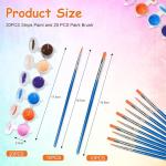 Pre Drawn Canvas Painting Kits Stretched Coloring Painting Canvas Boards With