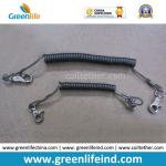 Anti-Drop Heavy Duty Steel Spring Coil Lanyard