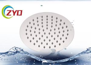 China 8Inch 20mm Diameter Water Saving Round Stainless Steel Chrome Bathroom Accessory Rain Shower Hand Super Thin factory