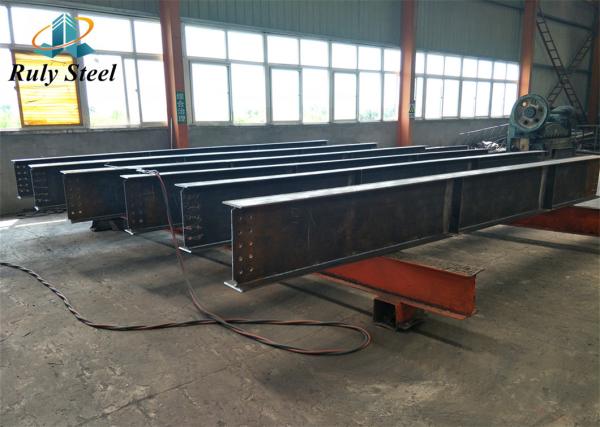 Steel Structure Steel Column Steel Beam Fabrication Easy Transportation And