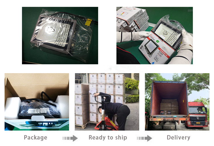 SMD2835 Beads 100W IP65 Outdoor LED Flood Lights High Lumen Super Bright