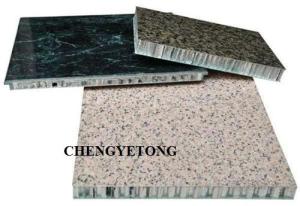 China HDP Wood Grain Construction Aluminum Honeycomb Sheet on sale