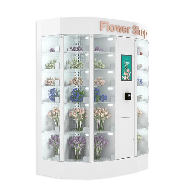 China Automatic Floss Flower Vending Locker Touch Screen Control With Wifi factory