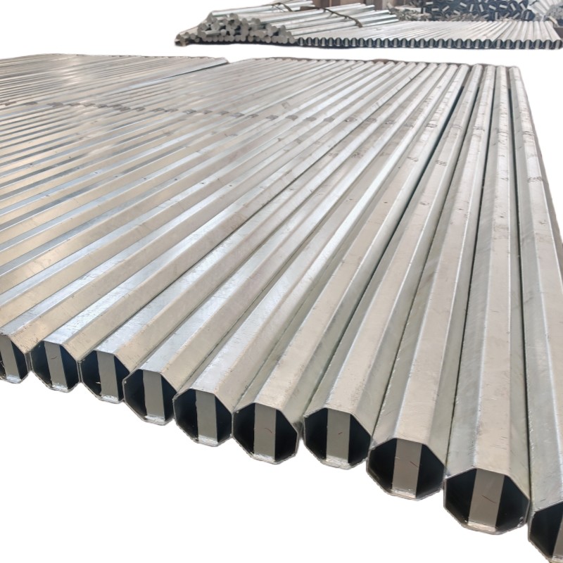 Low Voltage Hot Dip Galvanized Steel Tubular Pole for Distribution Line