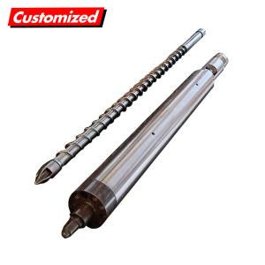 China Accuracy Extruder Nitriding Screw Barrel Customized For PVC PPR Multiple Feed factory