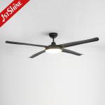 62 Inch Indoor Space LED Ceiling Fan with Quiet Time Setting ETL Certified 10