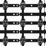 Outdoor LED Mesh Display For Building Facade Grey Flexible Stage Curtain IP67
