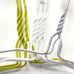 Heavy Duty Ultra Thin Space Saving 2.1mm Steel Wire Hangers