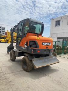 China 6ton Used Doosan Wheel Excavator Hyundai DX60 Digger Machine factory