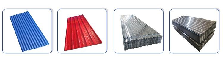 Blue Color Coated Roofing Sheet Corrugated Steel Ceiling Material