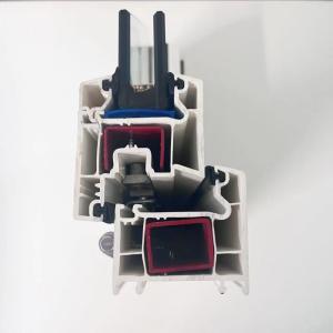 China White UPVC Casement Window Profiles Heat Insulation GKBM 60 Sereis factory