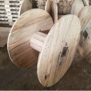 Round Large Wood Cable Spool Diameter 1400mm Wooden Wire Reel