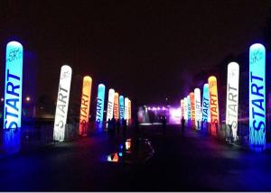 China Customized Inflatable Column , Inflatable Led Tube For Event Advertising factory