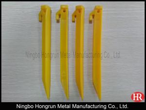 China 9&quot; or 23cm plastic tent nail stake pegs factory
