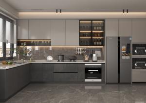 China Customized Environmentally Friendly Kitchen Cabinet High-End &amp; Practical Products factory