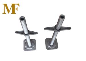 China Adjustable Scaffold Screw Jack Steel Level Leg HDG Surface factory