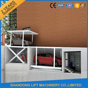 China CE Double Parking Car Lift , Residential Garage Portable Car Hoist Equipment factory