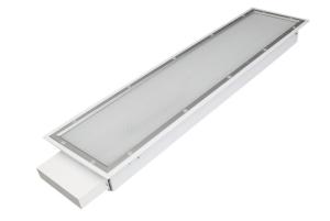 China IP65 T8 PRISMATIC FLUORESCENT RECESSED LIGHTING FIXTURES FOR INDUSTRIAL LIGHTING factory