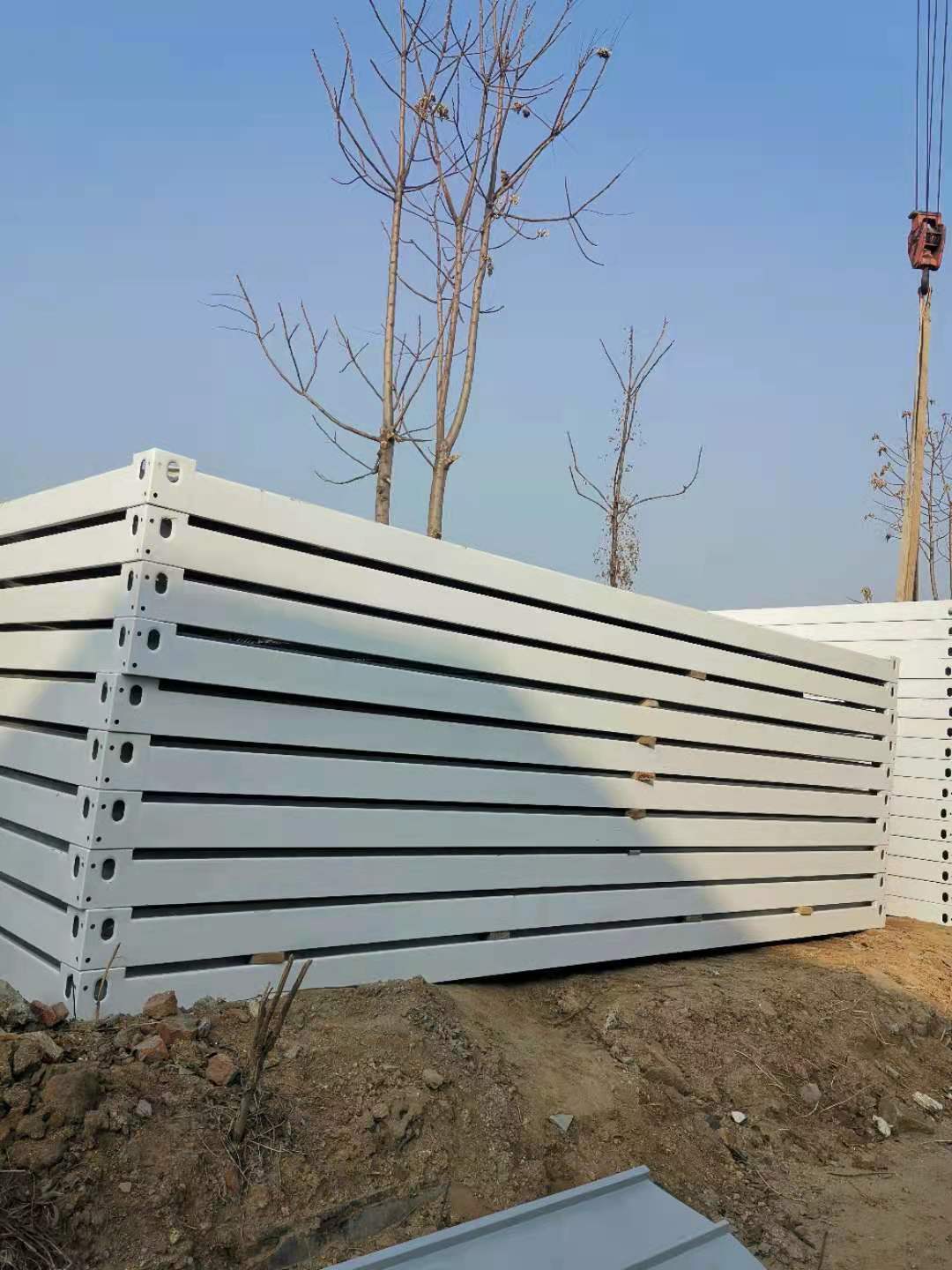 Prefabricated Detachable Container House With Steel Door And Plastic Steel Window