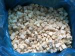2*2cm IQF Mushrooms , Frozen Cultivated Pleurotus Eryngii Quarter Cut