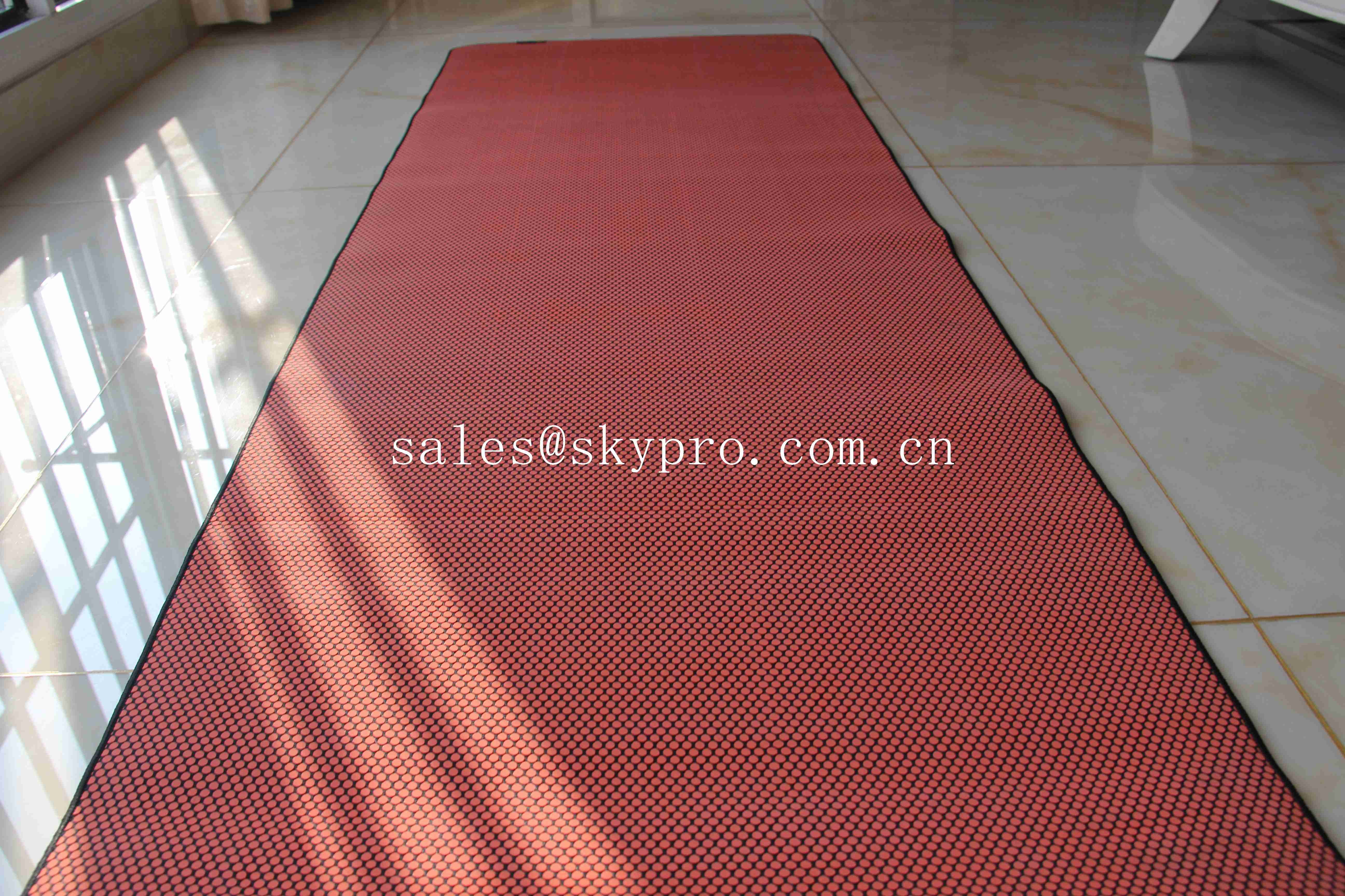 China Gym Exercise Soft EVA Foam Sheet Textile Fitness Yoga Mat NBR Closed Cell Mats factory