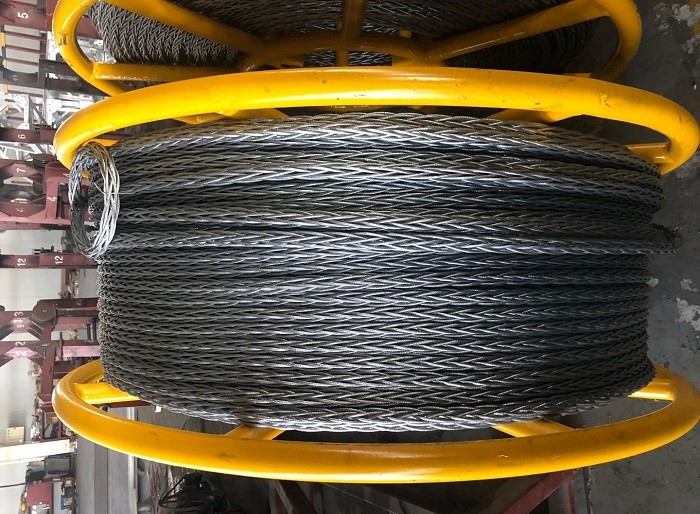 18mm Anti Twisting Steel Wire Rope For Two Bundled Conductors Overhead Line