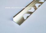 Anti Corrosion tile trim chrome square edge 12mm polished Bright Chrome Effect