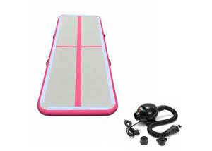 China Pink Small Hand Made Air Track Gymnastics Mat For Tumbling Outdoor Or Indoor factory