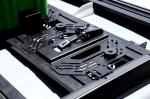 Carbon Steel Roof Rack Mounted Heavy Duty Tool Box Brackets with 504*360*134mm