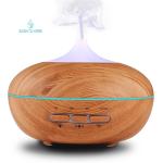 PP ABS 35ML/H 210ml Wood Grain Ultrasonic Humidifier 12W