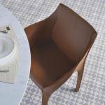 Custom Leather Cover Brizia Chair / Trussardi Casa Bedroom Furniture
