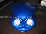 Motorcycle motocross LED Grimace headlight Bike Blue Red Yellow White