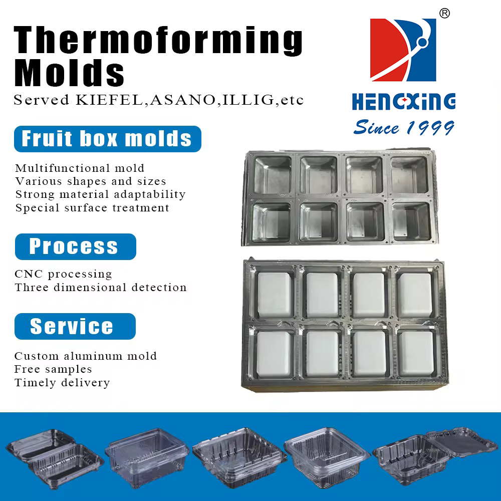 Fruits Box Molds Thermoforming  Mold  Aluminium Mould Precision Packaging