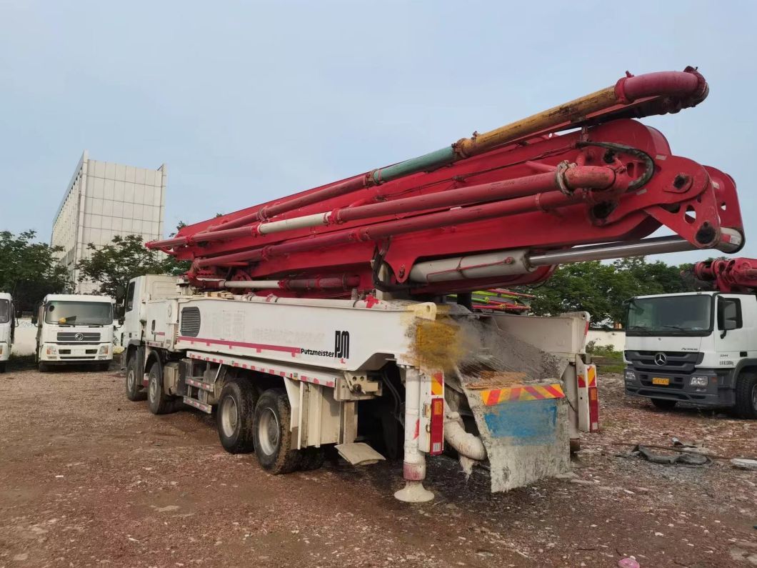 2012 Putzmeister Used Concrete Pump Truck 56m Truck Mounted Pump Mercedes Benz Machine Equipment Construction Machine