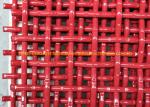 Red 3M Length 45Mn Manganese Steel Wire Screen Mesh
