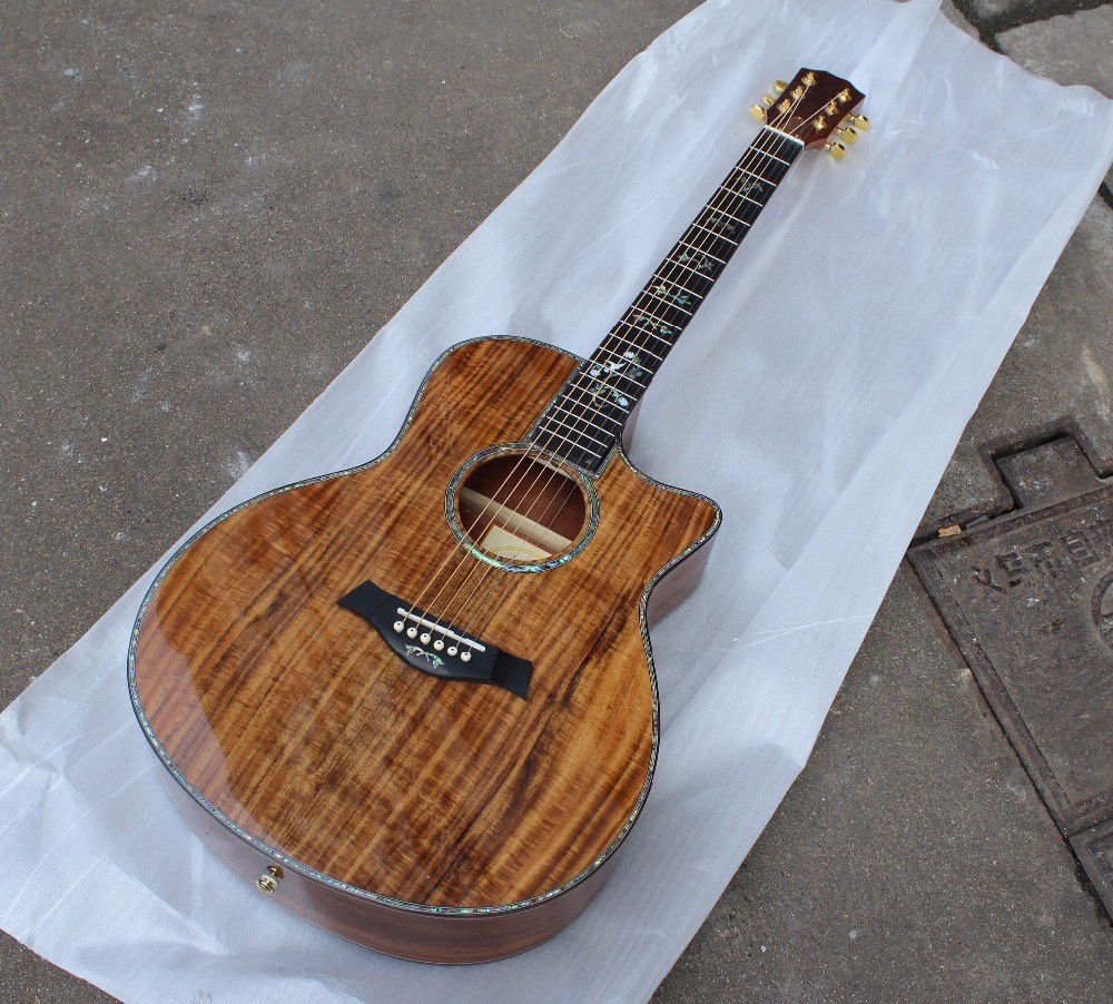 KOA 916 Solid Wood Acoustic Guitar with Ebony Fretboard