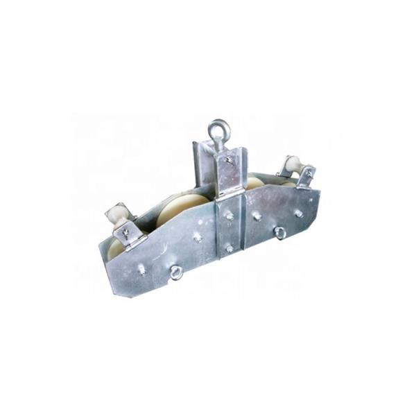 China Durable Optical Fiber Cable Tools 10KN Rated Load Conductor Stringing Blocks factory