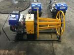 5 Ton 30 KN Belt Drive Recovery Wire Take Up Machine / Diesel Gasoline Engine