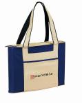 Eco Friendly Travel Storage Nylon Tote Bags With Outside Two Pockets