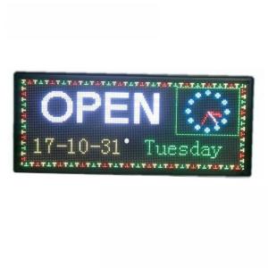 China SMD3535 Programmable Outdoor Wifi LED Sign 5000mcd led sign for car window factory