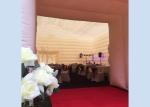 15x15 meters outdoor big white music party inflatable cube tent with 2 doors for
