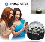 Sound Activated LED Magic Ball Disco Music Stage Laser Projector