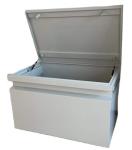 Customized Steel Job Site Cabinet Tool Box 48" Heavy Duty Job Box with Aluminum
