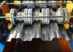 Panel Tile Floor Deck Roll Forming Machine / 16 Rolling Steps Metal Roll Former