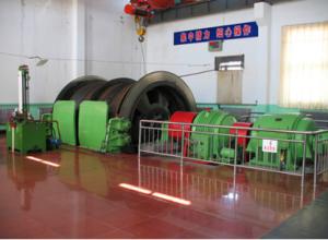 China Single Sope Multi Rope Friction 305M Conveying Hoisting Machine factory