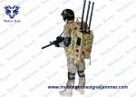 Police Backpack Electronic Signal Jammer , Signal Blocker Device 80W High Power