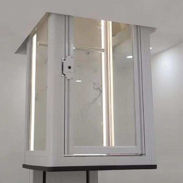 Space Saving Cabin Elevators Hydraulic Passenger Lift With 2000Mm Door Opening