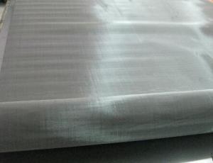 China Fine Stainless Steel 304 316 Wire Cloth, 200Mesh Plain Weave 0.0021&quot; Wire 48&quot; Wide factory
